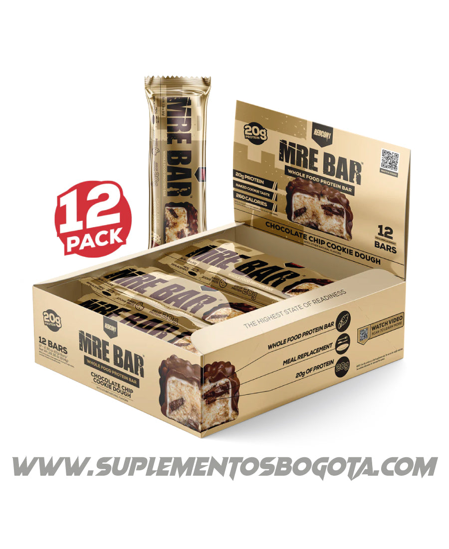 MRE BARRA  DE PROTEINA - CAJA 12U -REDCON1