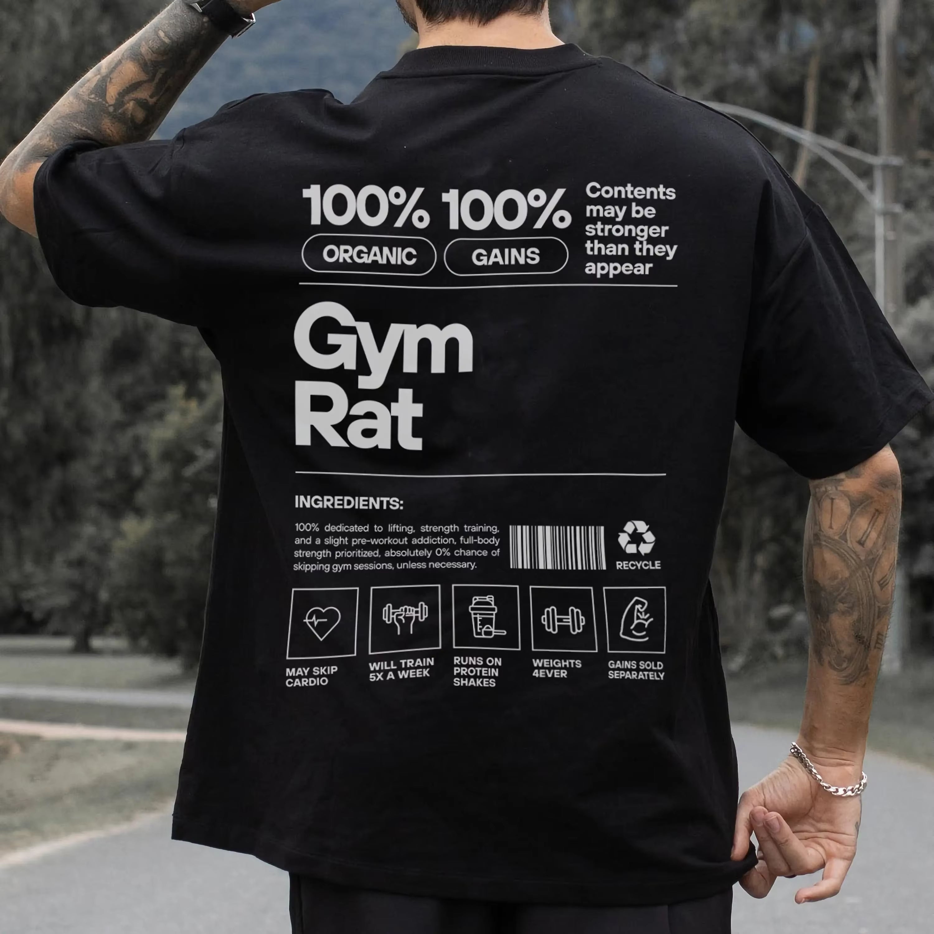 Camiseta de Culturismo - Gym Rat